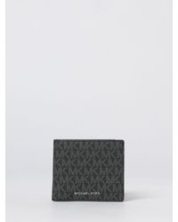 Michael Kors - Geldbörse Aus Beschichteter Baumwolle Mit Allover-Monogramm - Lyst