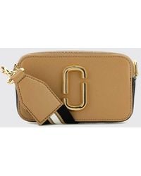 Marc Jacobs - The Snapshot Saffiano Leather Crossbody Bag With Double J Logo - Lyst