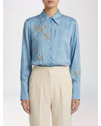 Pinko - Printed Viscose Shirt - Lyst