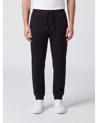Brunello Cucinelli - Slim Fit Cotton Blend Jogging Trousers With Drawstring Waist - Lyst