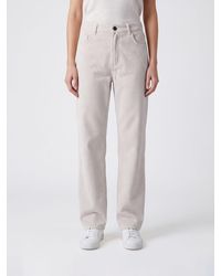 Rohe - High-Waisted 5-Pocket Straight-Leg Trousers - Lyst