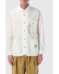 and wander - Cotton Blend Overshirt - Lyst
