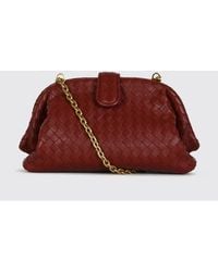 Bottega Veneta - Lauren 1980 Intrecciato Lambskin Clutch With Strap - Lyst