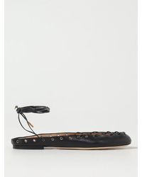 Chloé - Leather Ghillie Ballerinas - Lyst