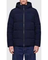 Rrd - Short Quilted Windproof Polyester Down Jacket With Hood - Lyst