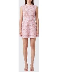 Self-Portrait - A-Line Off-The-Shoulder Lace Ceremony Mini Dress - Lyst