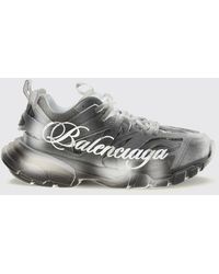 Balenciaga - Track Stencil Logo-Detail Sneakers - Lyst