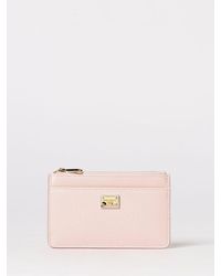 Dolce & Gabbana - Dolce &Amp Gabbana Grained Leather Card Holder - Lyst