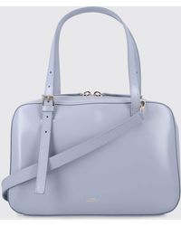 A.P.C. - Virginie Smooth Leather Handbag With Adjustable Strap - Lyst