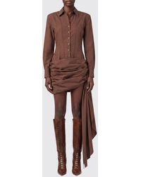 GIUSEPPE DI MORABITO - Cotton Shirtdress - Lyst