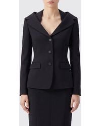 McQueen - Single-Breasted Wool Blazer With A Slim Fit And Notched Lapels - Lyst