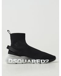 DSquared² - Sneakers Fly in maglia stretch - Lyst