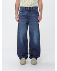 DIESEL - D-Macro Denim Wide Leg Jeans - Lyst