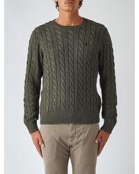 Polo Ralph Lauren - Cotton Crewneck Jumper With Embroidered Pony Logo - Lyst
