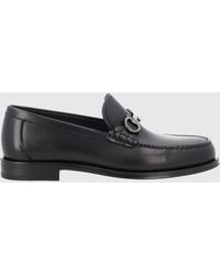 Ferragamo - Calfskin Leather Penny Loafers With Gancini Horsebit - Lyst