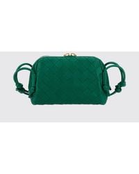 Bottega Veneta - Woven Leather Concert Pouch - Lyst