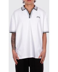 Gcds - Cotton Polo Shirt With Logo - Lyst