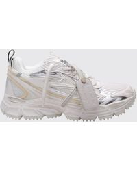 Off-White c/o Virgil Abloh - Leather And Mesh Be Right Back Sneakers With Logo Tag - Lyst