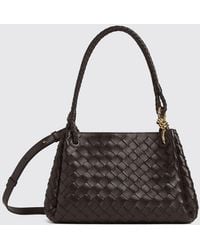 Bottega Veneta - Parachute Intrecciato Lambskin Shoulder Bag - Lyst