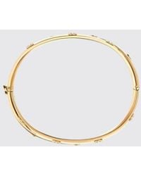 Tory Burch - Double T Logo Multi-Strand Rigid Bracelet - Lyst