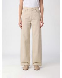 Blazé Milano - Cotton Denim Palazzo Jeans - Lyst
