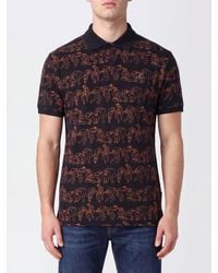 Vivienne Westwood - Slim Fit Cotton Polo Shirt With Contrast Orb Logo - Lyst