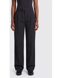 Brunello Cucinelli - High-Waisted Virgin Wool Wide-Leg Trousers With Pleats - Lyst
