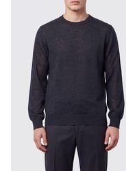 Kangra - Extrafine Merino Wool Long-Sleeve Crewneck Jumper - Lyst