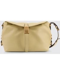 Pinko - Small Leather Saddle Bag - Lyst