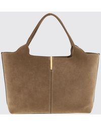 Tod's - Medium Suede Shopping Bag - Lyst