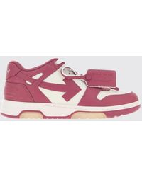 Off-White c/o Virgil Abloh - Out Of Office Low-Top Arrow Leather Sneakers - Lyst
