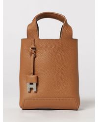 Hogan - Grained Leather Handbag - Lyst