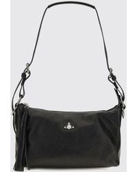 Vivienne Westwood - Emma Ovine Leather Shoulder Bag With Orb Logo - Lyst