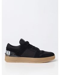 Jimmy Choo - Sneakers Florent in suede e canvas - Lyst