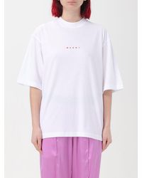 Marni - T-shirt oversize in jersey di cotone - Lyst