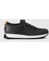 Doucal's - Crochet Knit And Leather Sneakers - Lyst