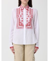 Ermanno Scervino - Cotton Shirt With Embroidery - Lyst