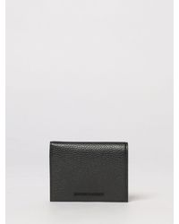 Emporio Armani - Grained Leather Wallet - Lyst