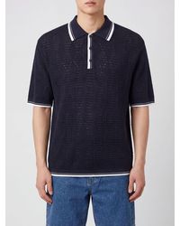 Laneus - Knitted Cotton Polo Shirt - Lyst