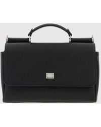Dolce & Gabbana - Dolce &Amp Gabbana Grained Leather Sicily Bag - Lyst