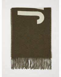 Jacquemus - Virgin Wool Scarf With Lettering Logo And Fringed Edges - Lyst