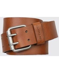 Carhartt - Double Script Leather Belt - Lyst