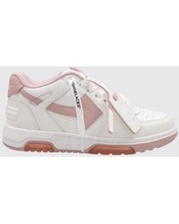 Off-White c/o Virgil Abloh - Leather Out Of Office Sneakers With Perforated Toe - Lyst