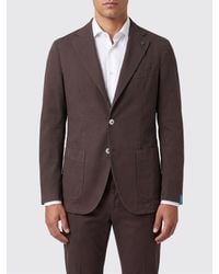 Santaniello - Single-Breasted Cotton Blazer - Lyst