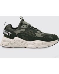 Philipp Plein - Track-King Leather And Mesh Sneakers - Lyst