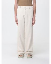 Barena - Wide-Leg Cotton And Linen Trousers - Lyst