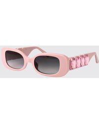 Linda Farrow - Lola Acetate Sunglasses With Rhinestones - Lyst
