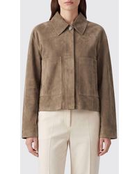 JOSEPH - Suede Leather Shirt Jacket With Patch Pockets And Dropped Shoulders - Lyst