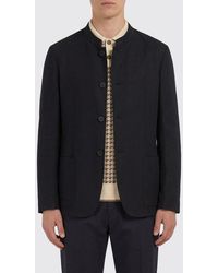 Giorgio Armani - Wool Single Breasted Blazer - Lyst