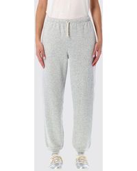 American Vintage - Straight-Leg Jogging Trousers With Elasticated Waist - Lyst
